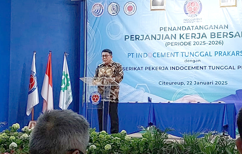 Penandatanganan Perjanjian Kerja Bersama XI (Periode 2025 - 2026) PT.Indocement Tunggal Prakarsa, Tbk dengan Serikat Pekerja Indocement Tunggal Prakarsa